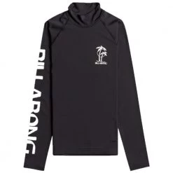 BILLABONG MAGLIA MANICA LUNGA LYCRA ARCH DONNA Nero