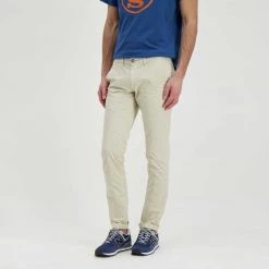 40WEFT PANTALONI CHINO IN POPELINE STRETCH LENNY Beige -Offerta Economica Novità 40weft 7045 pantaloni chino in popeline stretch lenny casual uomo 045028701 w1725 4