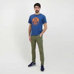 40WEFT PANTALONI CHINO IN POPELINE STRETCH LENNY Verde 13 40WEFT PANTALONI CHINO IN POPELINE STRETCH LENNY Verde -Offerta Economica Novità 40weft 7045 pantaloni chino in popeline stretch lenny casual uomo 045028901 w893 6