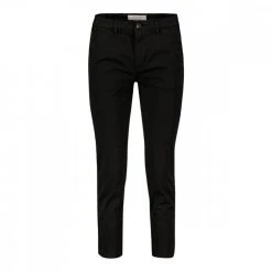 40WEFT PANTALONI CHINO CAPRI MELITAS DONNA Nero