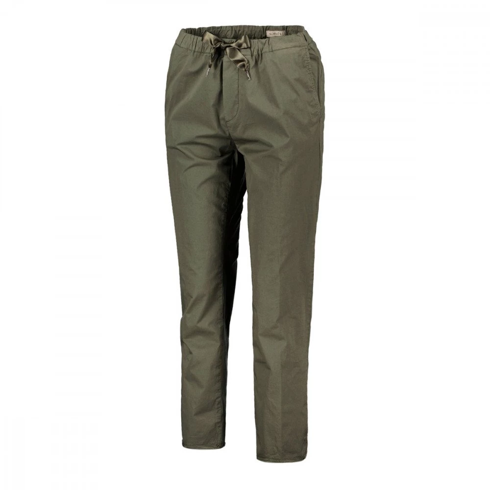 40WEFT PANTALONI COULISSE RELAXED POPELINE EMMA DONNA Verde 4 40WEFT PANTALONI COULISSE RELAXED POPELINE EMMA DONNA Verde - immagine 2