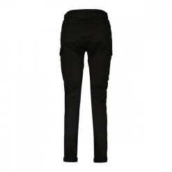 40WEFT PANTALONI CARGO STRETCH DONNA Nero -Offerta Economica Novità 40weft l7148 pantaloni cargo stretch twill donna casual donna 045025501 w001 3