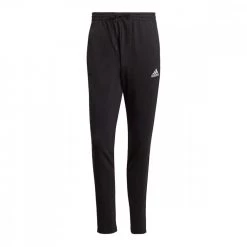 ADIDAS PANTALONI ESSENTIAL 3 STRIPES JERSEY Nero