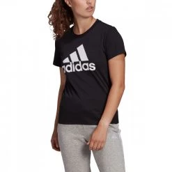 ADIDAS T-SHIRT LOGO DONNA Nero -Offerta Economica Novità adidas gl0722 t shirt logo donna sport style donna 042959401 blk 2