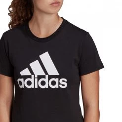 ADIDAS T-SHIRT LOGO DONNA Nero -Offerta Economica Novità adidas gl0722 t shirt logo donna sport style donna 042959401 blk 4
