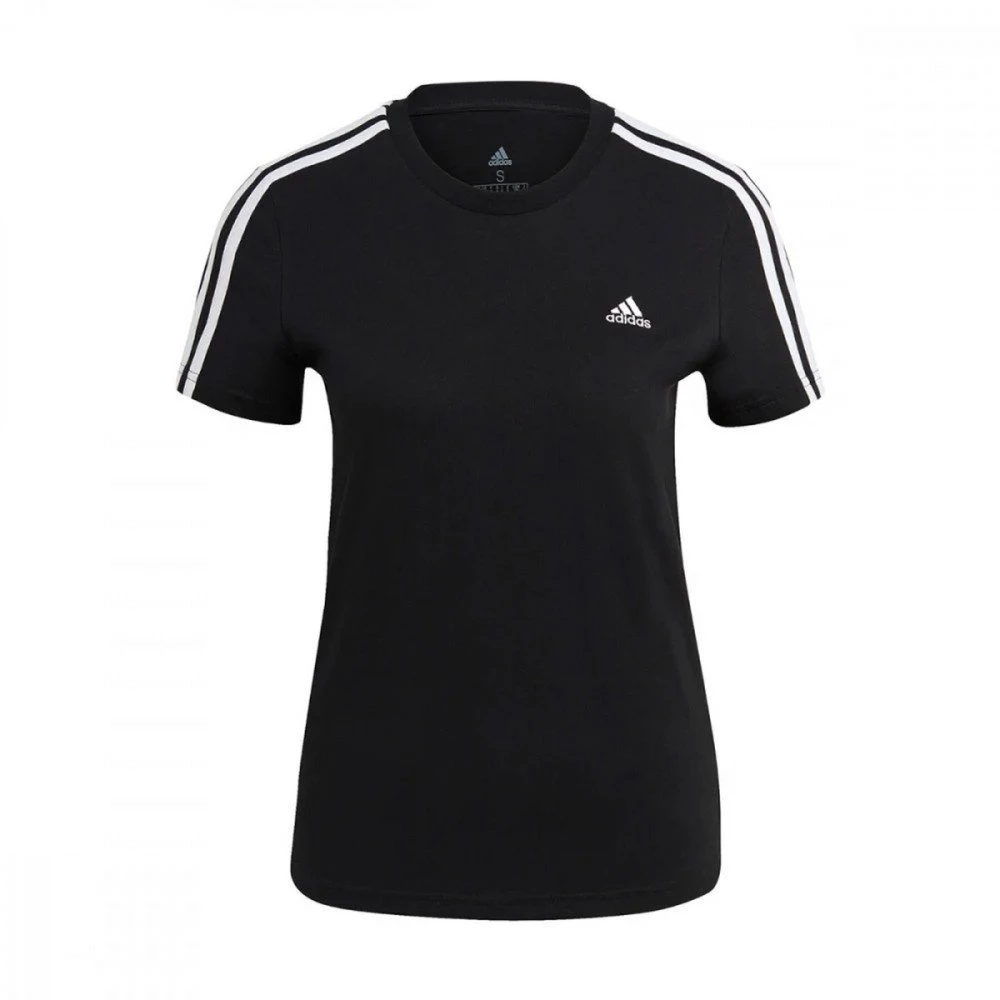 ADIDAS T-SHIRT 3-STRIPES DONNA Nero 3 ADIDAS T-SHIRT 3-STRIPES DONNA Nero