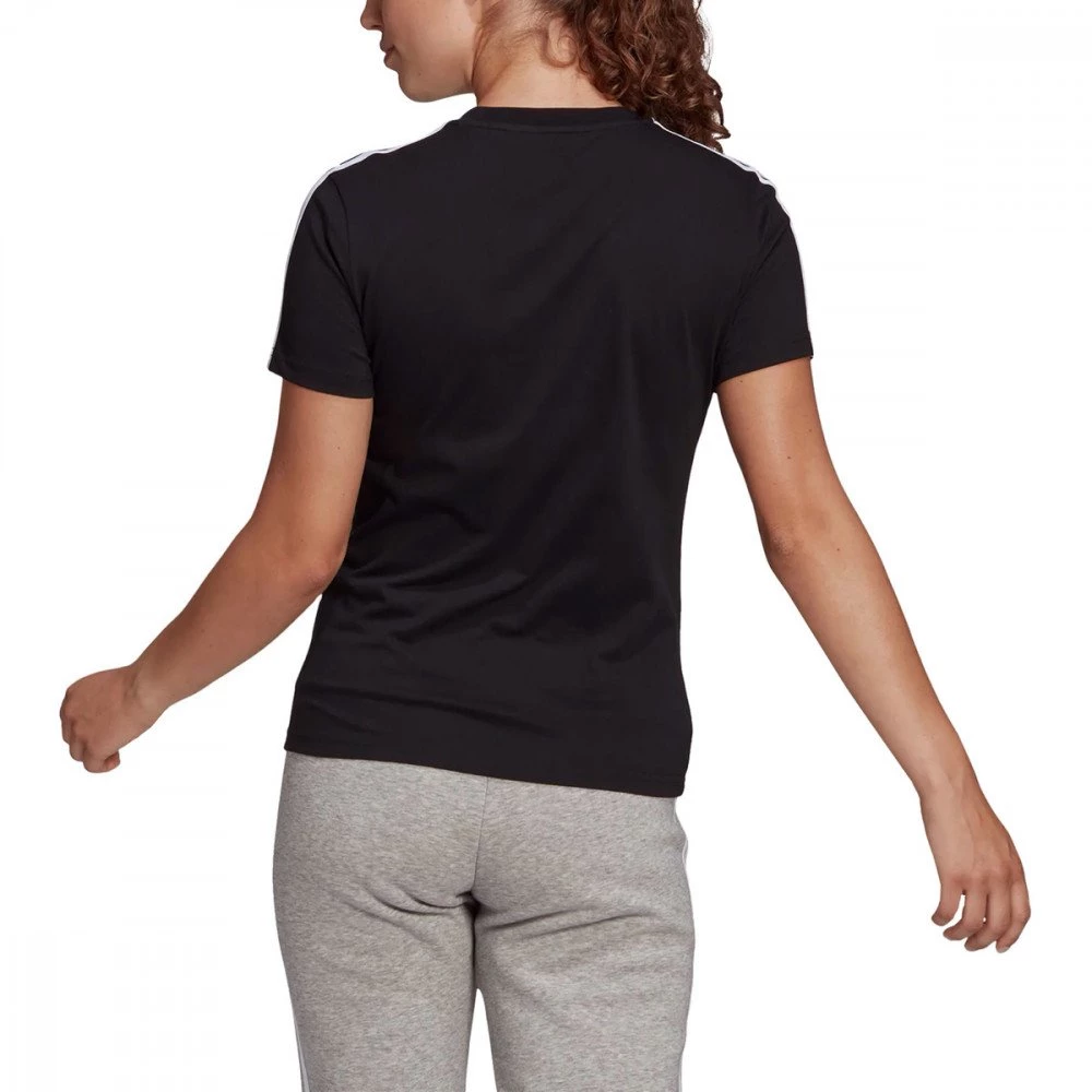 ADIDAS T-SHIRT 3-STRIPES DONNA Nero 5 ADIDAS T-SHIRT 3-STRIPES DONNA Nero - immagine 3