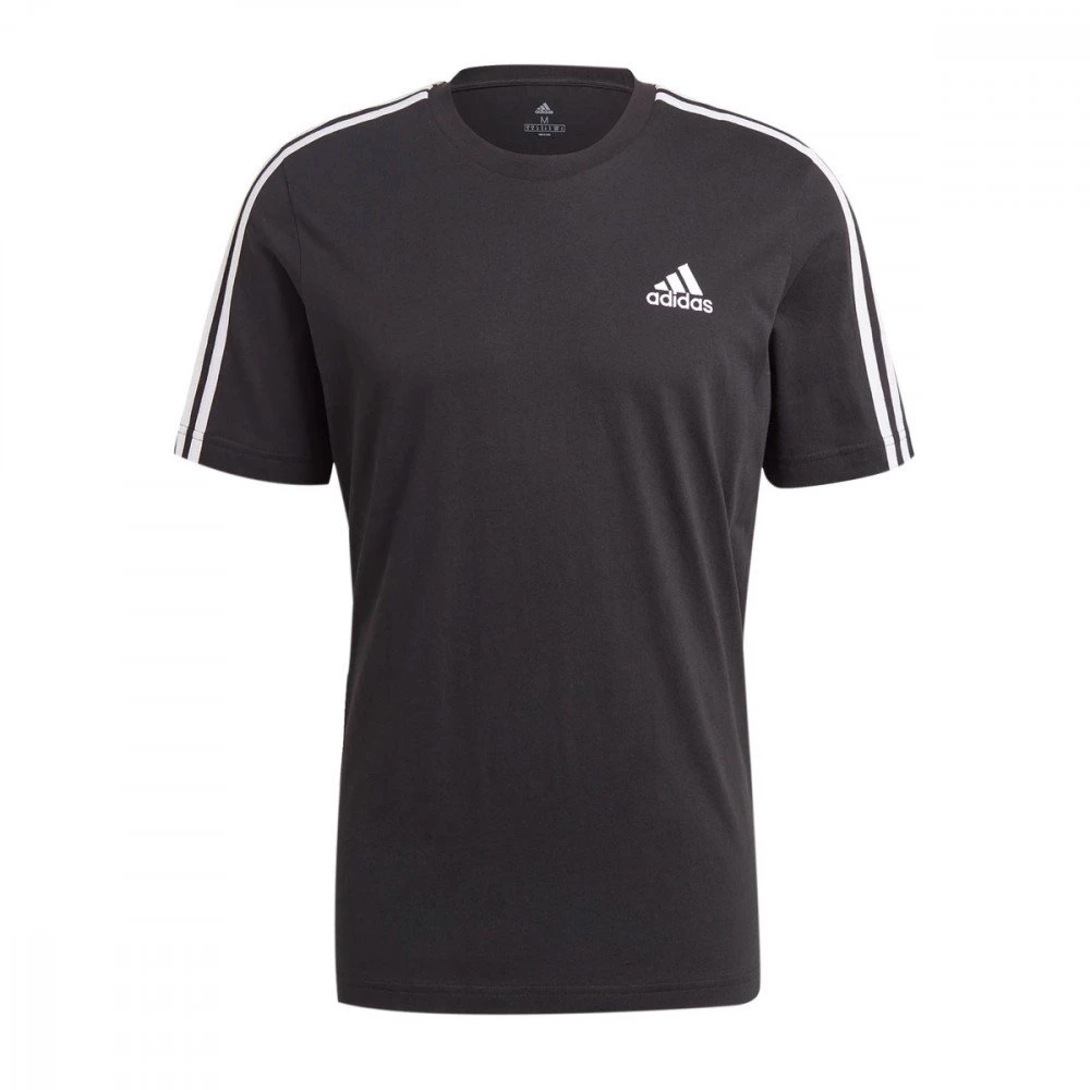 ADIDAS T-SHIRT 3 STRIPES Nero 3 ADIDAS T-SHIRT 3 STRIPES Nero