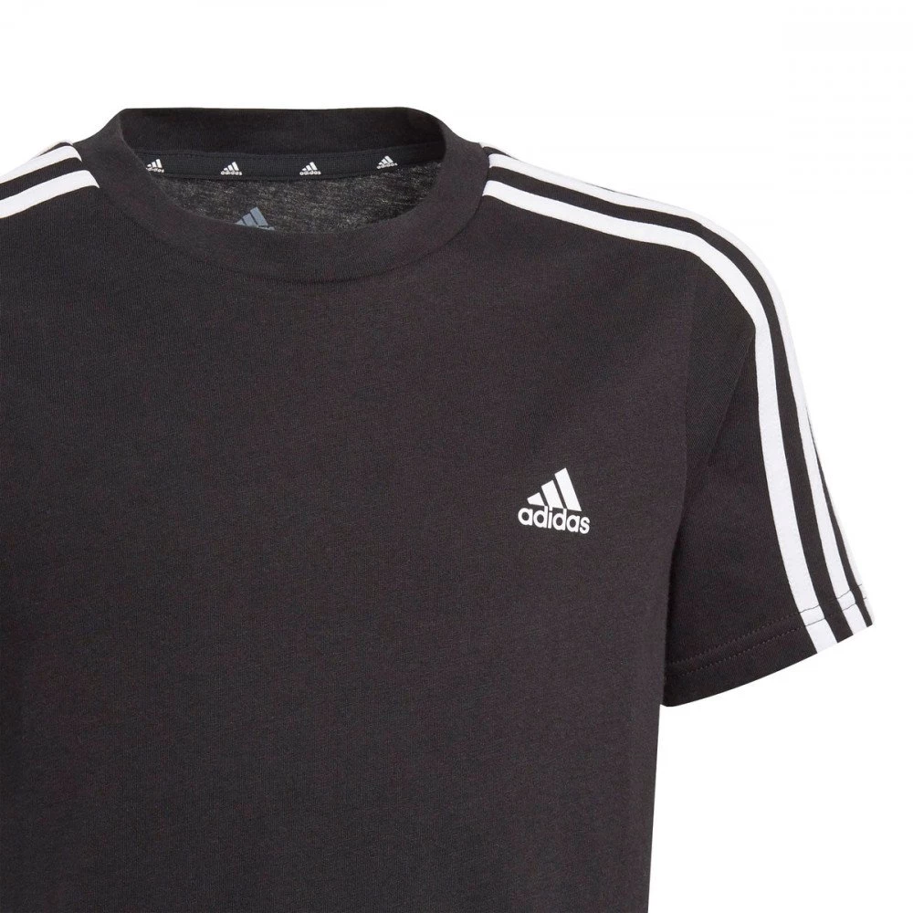 ADIDAS T-SHIRT 3 STRIPES BAMBINO 5 ADIDAS T-SHIRT 3 STRIPES BAMBINO - immagine 3