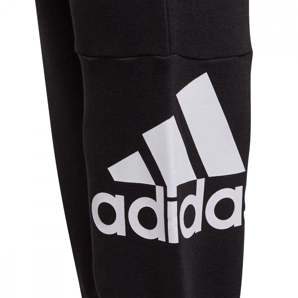 ADIDAS PANTALONI LOGO BAMBINO Nero 5 ADIDAS PANTALONI LOGO BAMBINO Nero - immagine 3