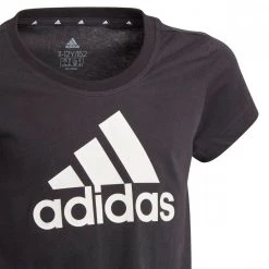 ADIDAS T-SHIRT LOGO BAMBINA -Offerta Economica Novità adidas gn4069 t shirt logo bambina abbigliamento bambino 041993601 blk 3