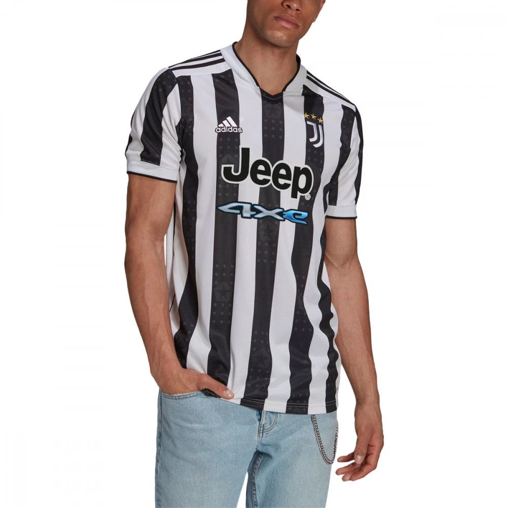 ADIDAS PRIMA MAGLIA JUVENTUS 21/22 Bianco, Nero 5 ADIDAS PRIMA MAGLIA JUVENTUS 21/22 Bianco, Nero - immagine 3