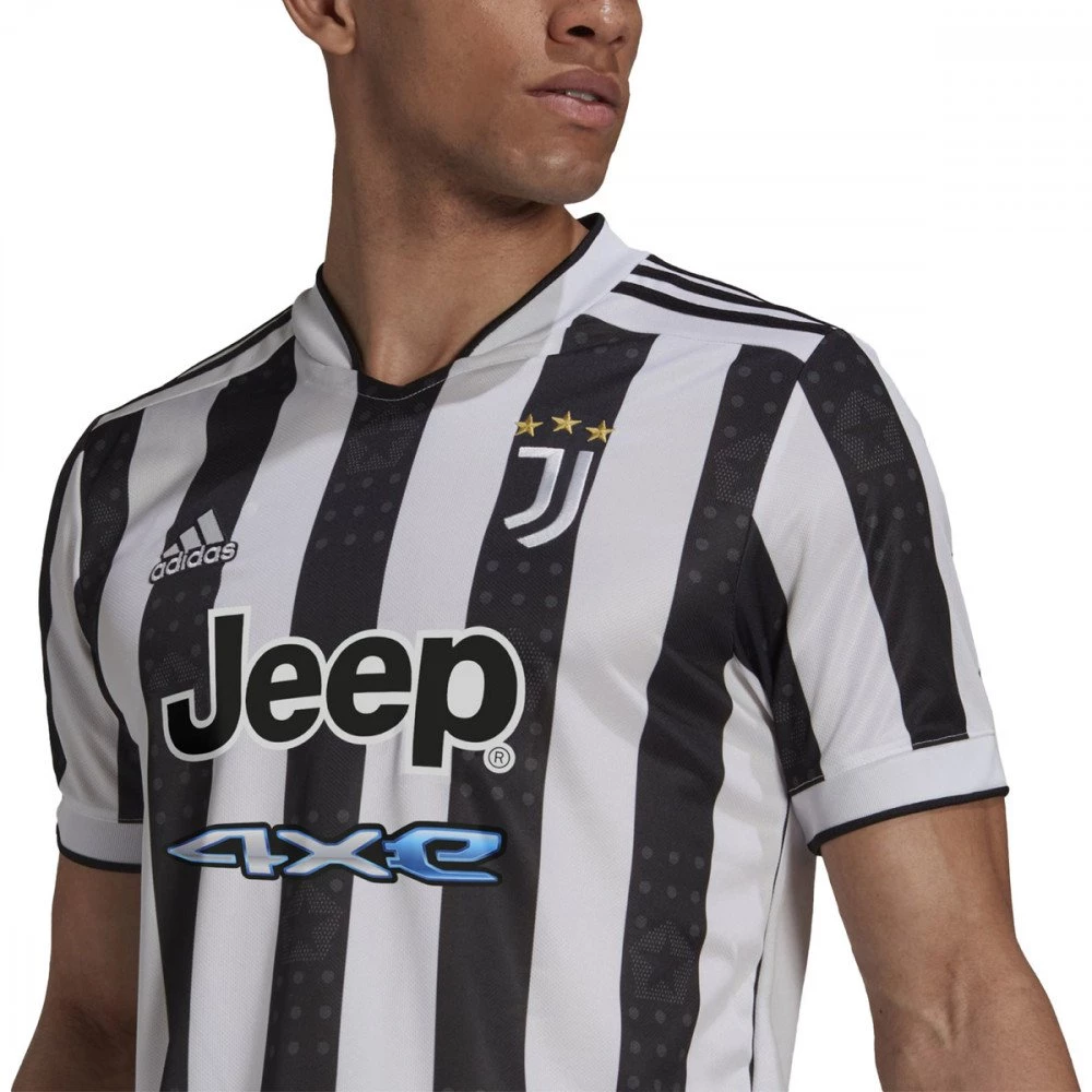 ADIDAS PRIMA MAGLIA JUVENTUS 21/22 Bianco, Nero 7 ADIDAS PRIMA MAGLIA JUVENTUS 21/22 Bianco, Nero - immagine 5