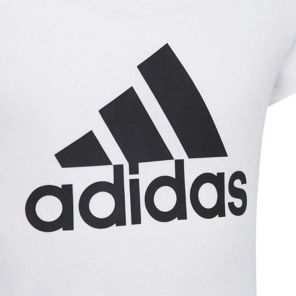 ADIDAS T-SHIRT LOGO BAMBINA Bianco 5 ADIDAS T-SHIRT LOGO BAMBINA Bianco - immagine 3