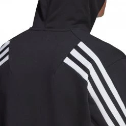 ADIDAS FELPA ZIP E CAPPUCCIO 3 STRIPES Nero 12 ADIDAS FELPA ZIP E CAPPUCCIO 3 STRIPES Nero -Offerta Economica Novità adidas h46526 felpa zip e cappuccio 3 stripes sport style uomo 044387801 blk 5