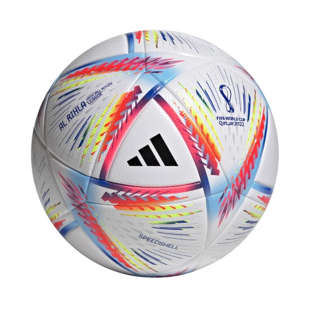 ADIDAS PALLONE AL RIHLA LEAGUE WC22 Bianco 3 ADIDAS PALLONE AL RIHLA LEAGUE WC22 Bianco