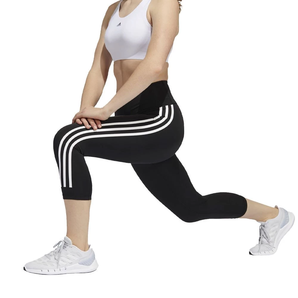 ADIDAS LEGGINGS 3/4 DONNA Nero 4 ADIDAS LEGGINGS 3/4 DONNA Nero - immagine 2