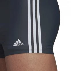 ADIDAS SHORT 3 STRIPES Blu -Offerta Economica Novità adidas ha0349 fit bx 3s costumi nuoto e piscina uomo 044364401 grswh 4