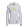 ADIDAS FELPA CON CAPPUCCIO 3 BAR GARZATA Bianco -Offerta Economica Novità adidas ha1413 felpa cappuccio 3 bar garzata sport style uomo 044389001 wht 1