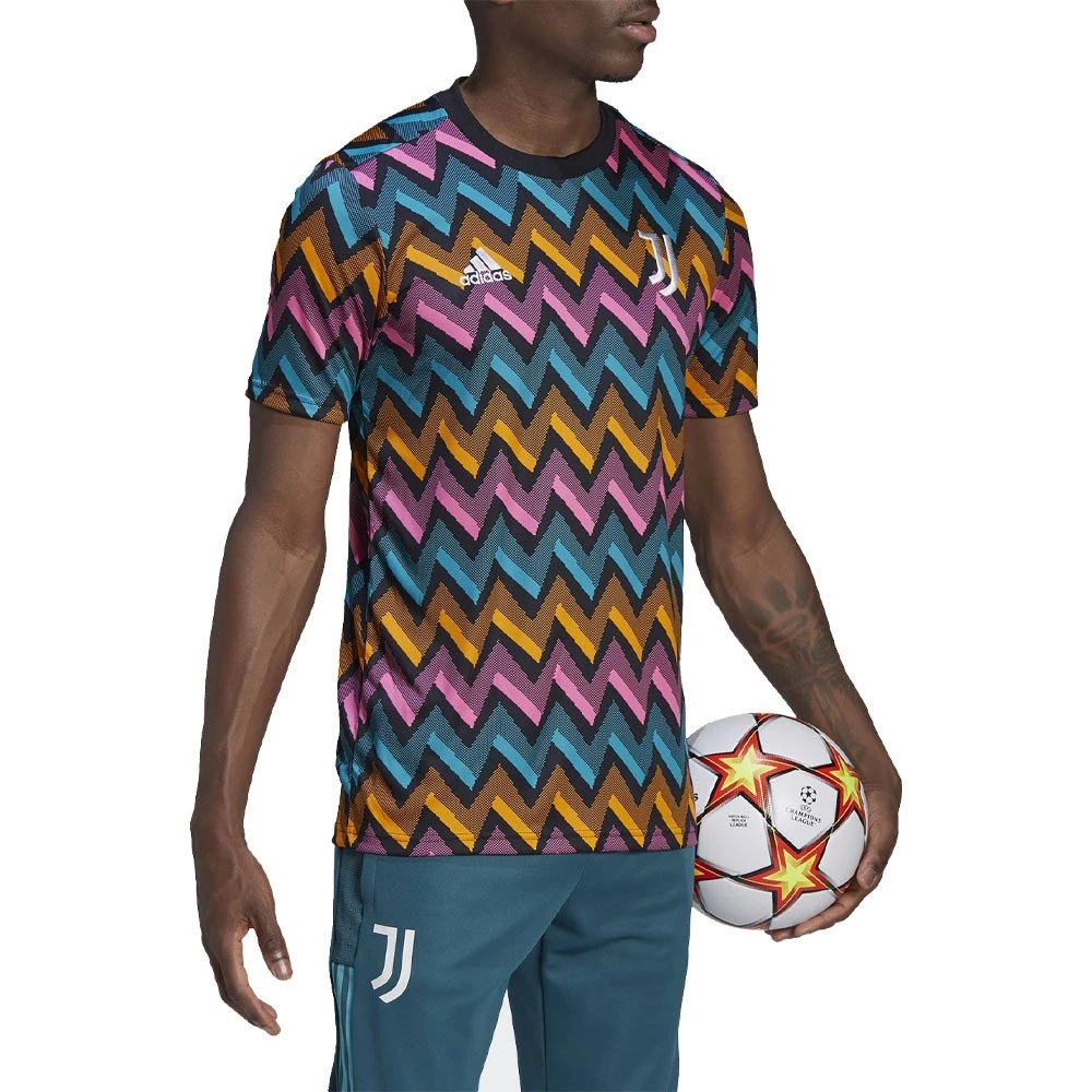 ADIDAS T-SHIRT JUVE 21 PRESHI Multicolor 4 ADIDAS T-SHIRT JUVE 21 PRESHI Multicolor - immagine 2