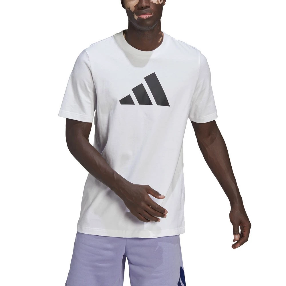 ADIDAS T-SHIRT 3 BAR Bianco 4 ADIDAS T-SHIRT 3 BAR Bianco - immagine 2