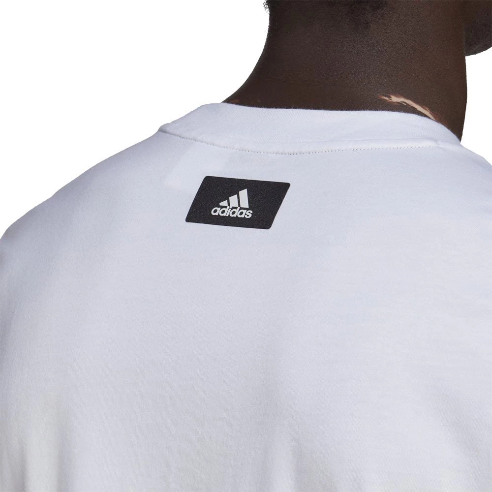 ADIDAS T-SHIRT 3 BAR Bianco 7 ADIDAS T-SHIRT 3 BAR Bianco - immagine 5