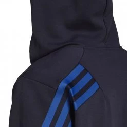 ADIDAS FELPA ZIP E CAPPUCCIO 3-STRIPES Blu -Offerta Economica Novità adidas hc5248 felpa zip e cappuccio 3 stripes sport style uomo 044388201 blu 6
