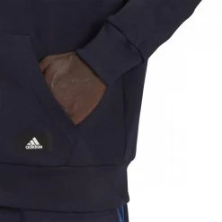 ADIDAS FELPA ZIP E CAPPUCCIO 3-STRIPES Blu -Offerta Economica Novità adidas hc5248 felpa zip e cappuccio 3 stripes sport style uomo 044388201 blu 7