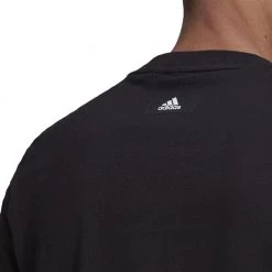 ADIDAS T-SHIRT 3 BAR Nero -Offerta Economica Novità adidas hd0893 t shirt 3 bar sport style uomo 044388401 blk 5