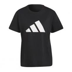 ADIDAS T-SHIRT 3 BAR DONNA Nero