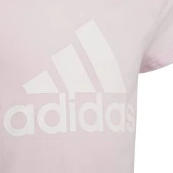 ADIDAS T-SHIRT LOGO BAMBINA Rosa -Offerta Economica Novità adidas he1980 t shirt logo bambina abbigliamento bambino 044373901 pink 4