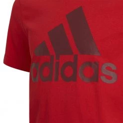 ADIDAS T-SHIRT LOGO BAMBINO Rosso -Offerta Economica Novità adidas he9280 t shirt logo bambino abbigliamento bambino 044385901 red 4
