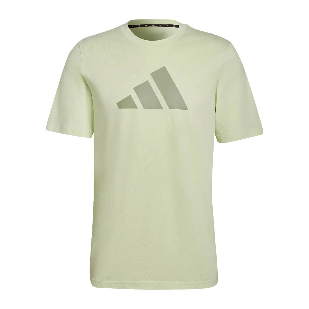 ADIDAS T-SHIRT 3 BAR Lime 3 ADIDAS T-SHIRT 3 BAR Lime