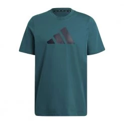 ADIDAS T-SHIRT 3 BAR Verde