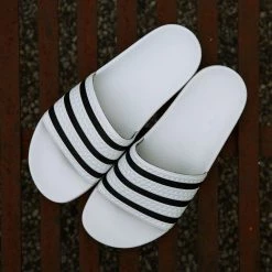 ADIDAS ORIGINALS Adilette White Bianco -Offerta Economica Novità adidas originals 280648 adilette white tutte ciabatte uomo 029969101 whbl 6