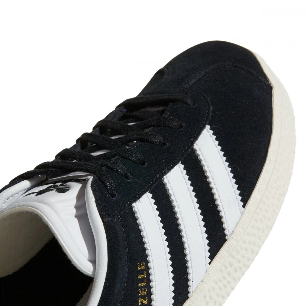 ADIDAS ORIGINALS GAZELLE BAMBINO Nero 8 ADIDAS ORIGINALS GAZELLE BAMBINO Nero - immagine 6