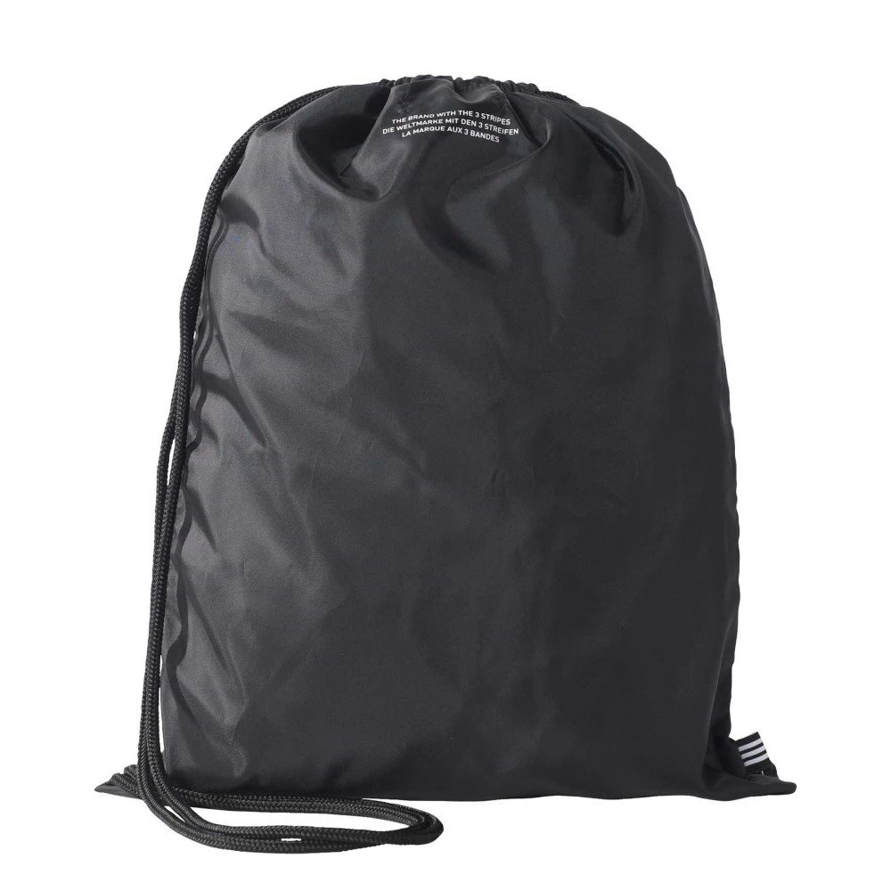 ADIDAS ORIGINALS GYMSACK TREFOIL Nero 4 ADIDAS ORIGINALS GYMSACK TREFOIL Nero - immagine 2