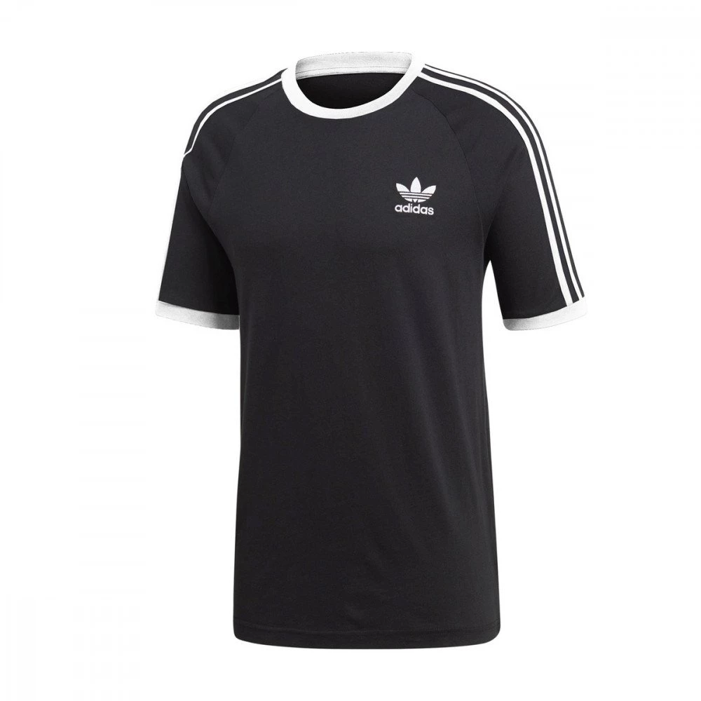 ADIDAS ORIGINALS T-SHIRT 3 STRIPES Nero 3 ADIDAS ORIGINALS T-SHIRT 3 STRIPES Nero
