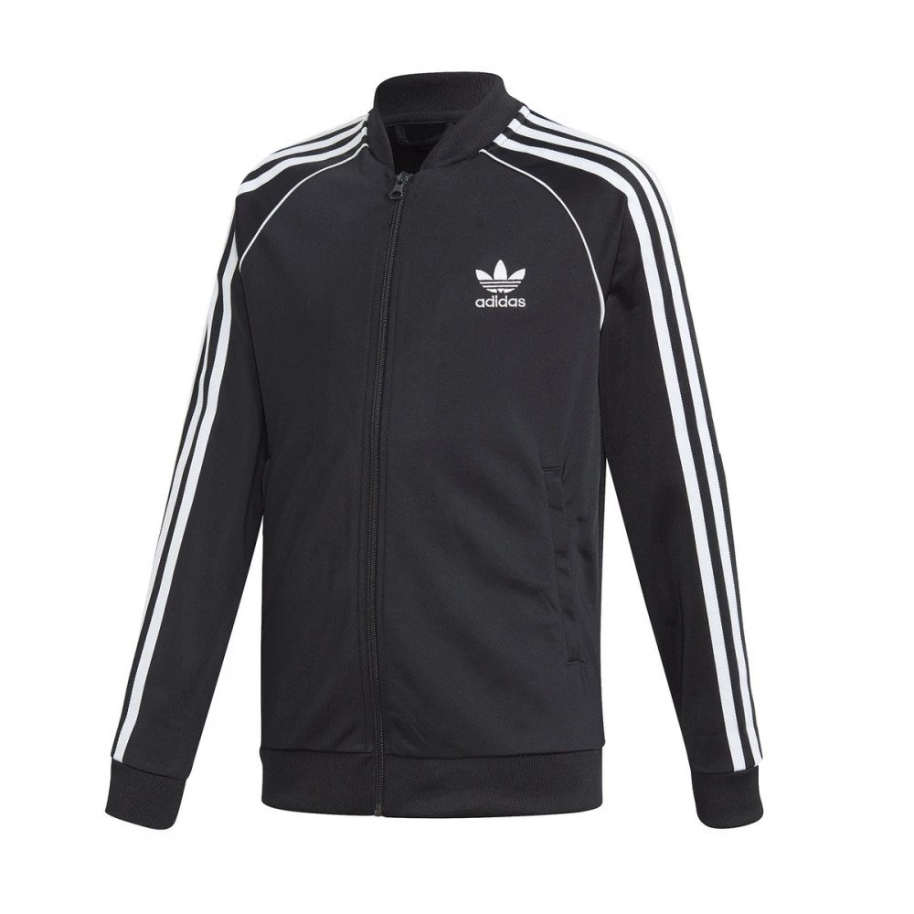 ADIDAS ORIGINALS FELPA FULL ZIP SUPERSTAR BAMBINO Nero 3 ADIDAS ORIGINALS FELPA FULL ZIP SUPERSTAR BAMBINO Nero