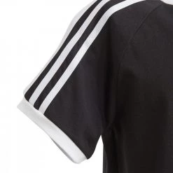 ADIDAS ORIGINALS T-SHIRT 3 STRIPES BAMBINO Nero -Offerta Economica Novità adidas originals dv2902 t shirt 3 stripes bambino abbigliamento bambino 037814901 02 3