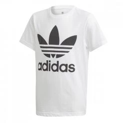 ADIDAS ORIGINALS T-SHIRT TREFOIL BAMBINO Bianco
