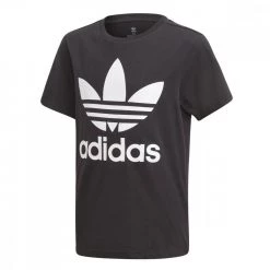 ADIDAS ORIGINALS T-SHIRT TREFOIL BAMBINO Nero