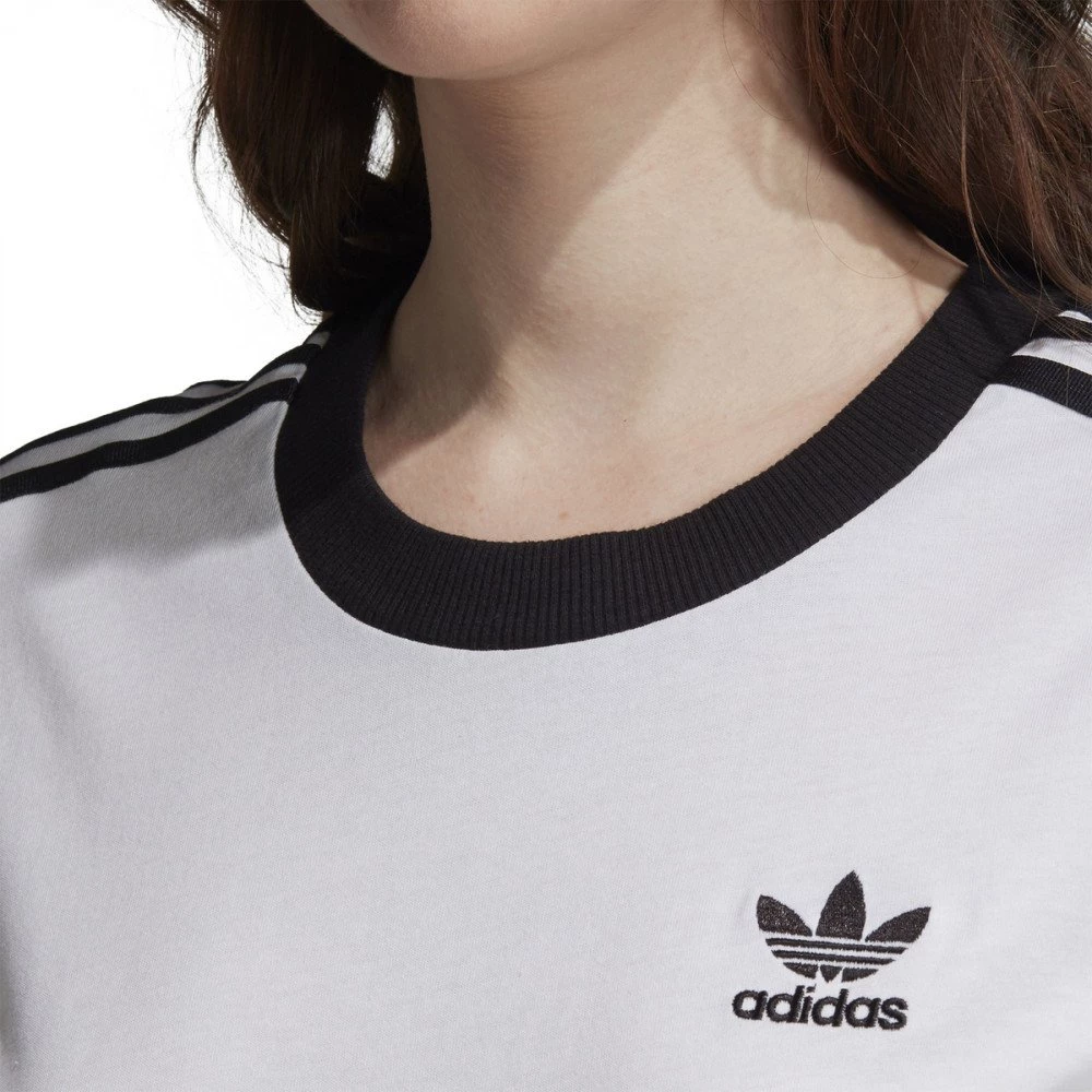ADIDAS ORIGINALS T-SHIRT 3-STRIPES DONNA Bianco 7 ADIDAS ORIGINALS T-SHIRT 3-STRIPES DONNA Bianco - immagine 5