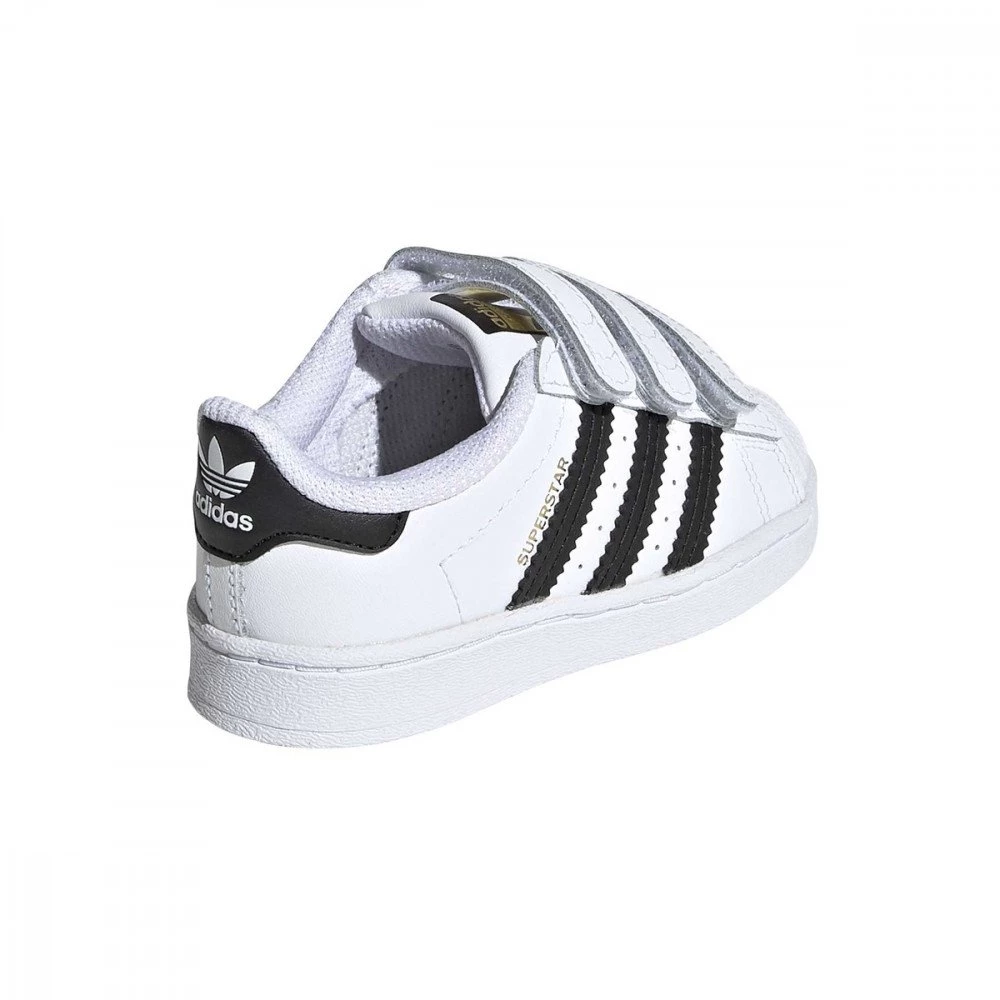 ADIDAS ORIGINALS SUPERSTAR VELCRO BABY Bianco 5 ADIDAS ORIGINALS SUPERSTAR VELCRO BABY Bianco - immagine 3