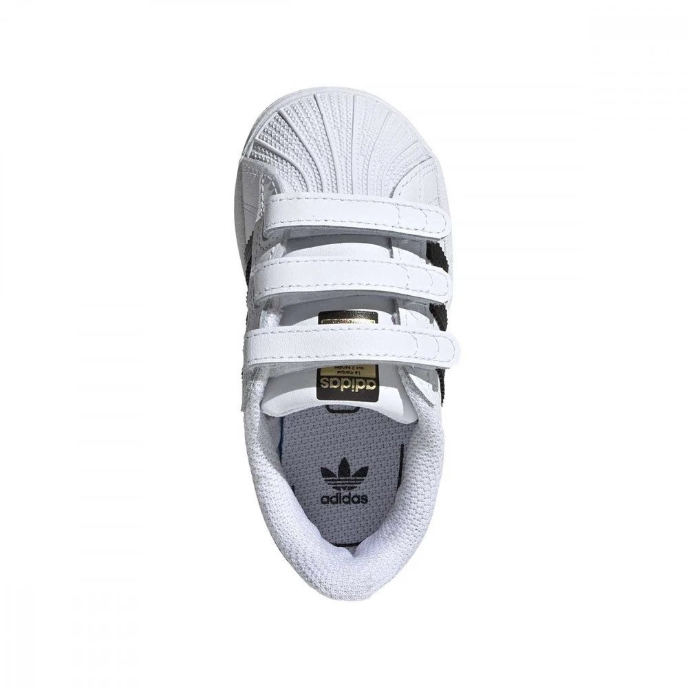 ADIDAS ORIGINALS SUPERSTAR VELCRO BABY Bianco 6 ADIDAS ORIGINALS SUPERSTAR VELCRO BABY Bianco - immagine 4