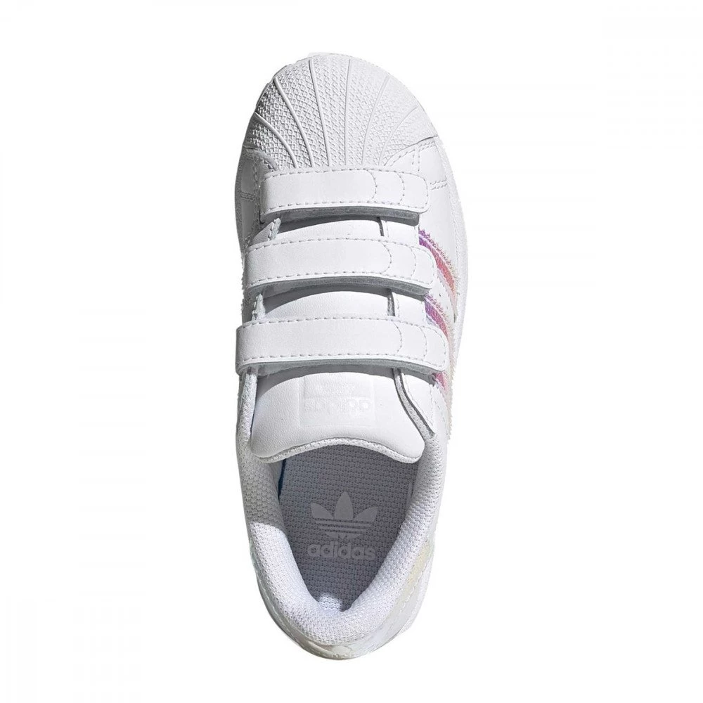 ADIDAS ORIGINALS SUPERSTAR VELCRO BAMBINA Bianco 4 ADIDAS ORIGINALS SUPERSTAR VELCRO BAMBINA Bianco - immagine 2