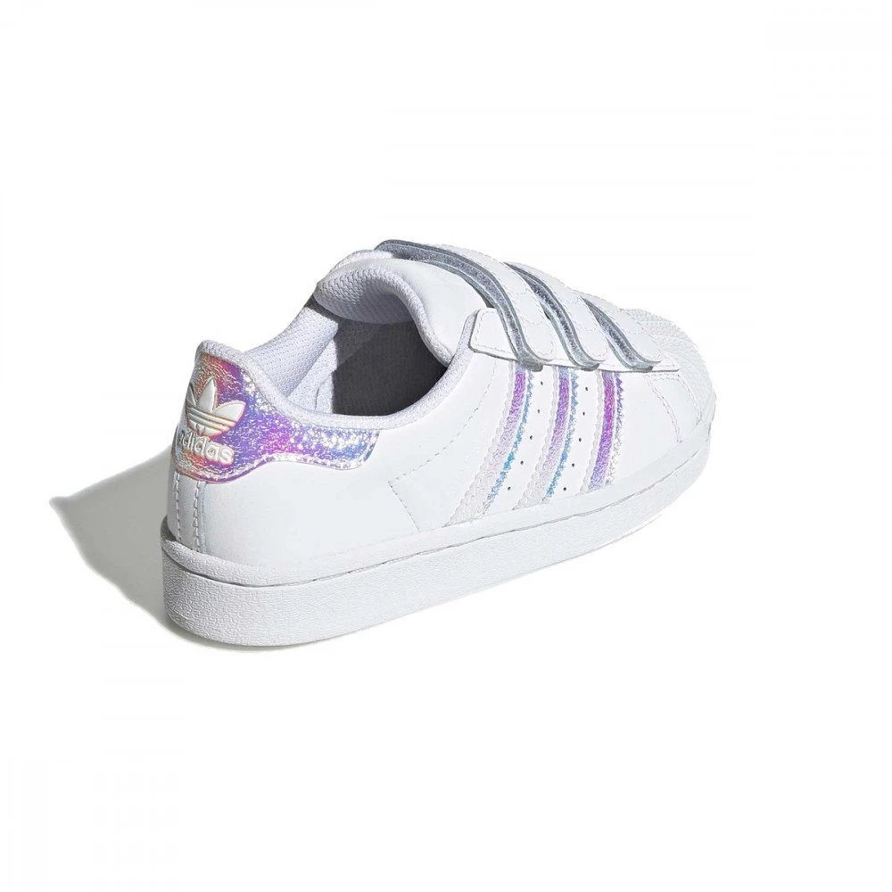 ADIDAS ORIGINALS SUPERSTAR VELCRO BAMBINA Bianco 6 ADIDAS ORIGINALS SUPERSTAR VELCRO BAMBINA Bianco - immagine 4