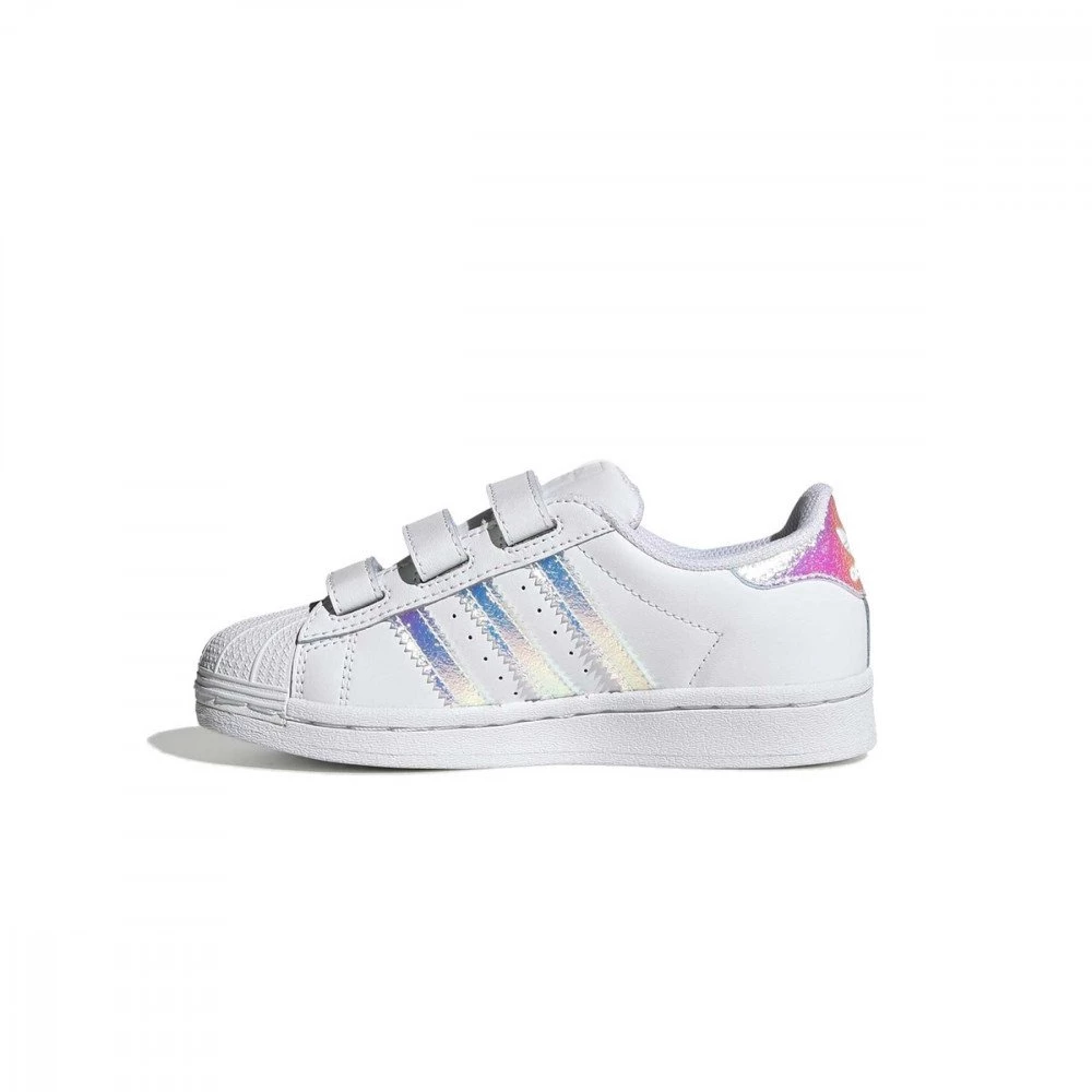 ADIDAS ORIGINALS SUPERSTAR VELCRO BAMBINA Bianco 8 ADIDAS ORIGINALS SUPERSTAR VELCRO BAMBINA Bianco - immagine 6