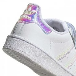 ADIDAS ORIGINALS SUPERSTAR VELCRO BABY Bianco -Offerta Economica Novità adidas originals fv3657 superstar cf i baby velcro tutte sneaker baby 042007301 57 5