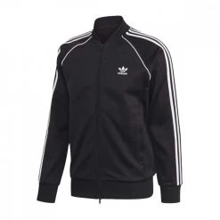 ADIDAS ORIGINALS FELPA FULL ZIP TRACK SST Nero